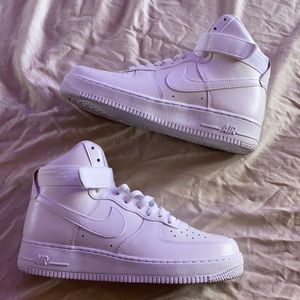 Air Force 1 all white high